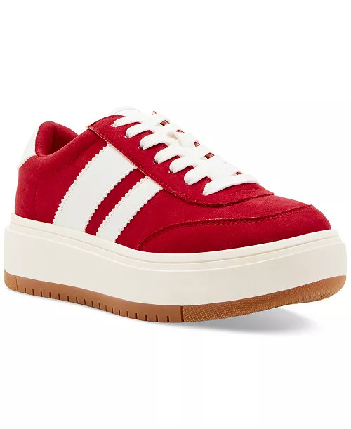 Navida Lace-Up Low-Top Platform Sneakers | Macy's