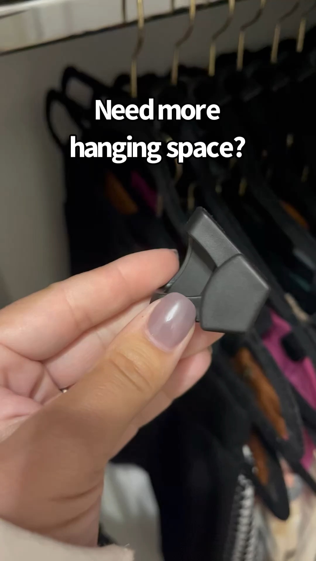 Two skirts one hanger! Space saving tip!

#LTKhome #LTKstyletip