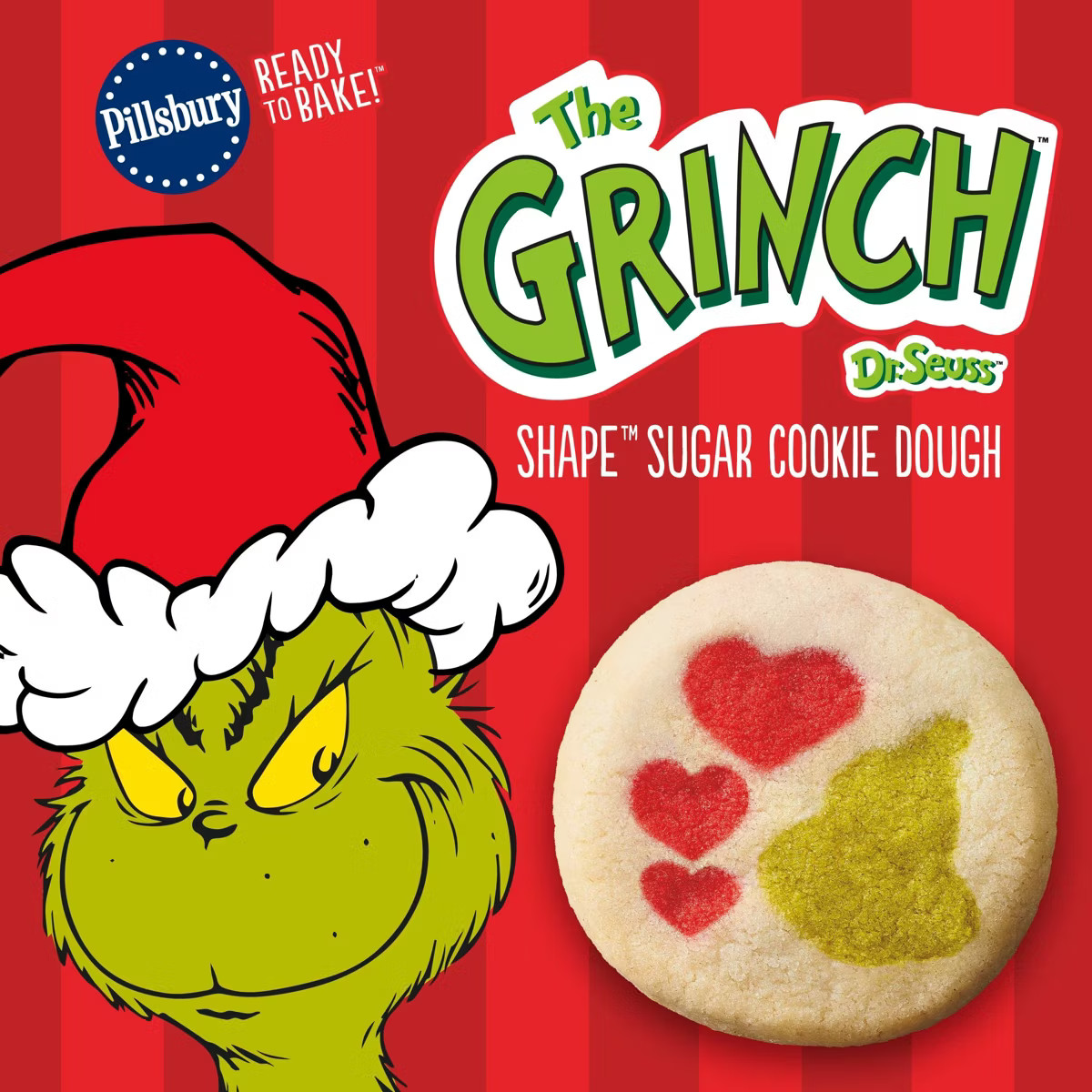 Pillsbury Sugar Cookies Grinch 12ct | Target