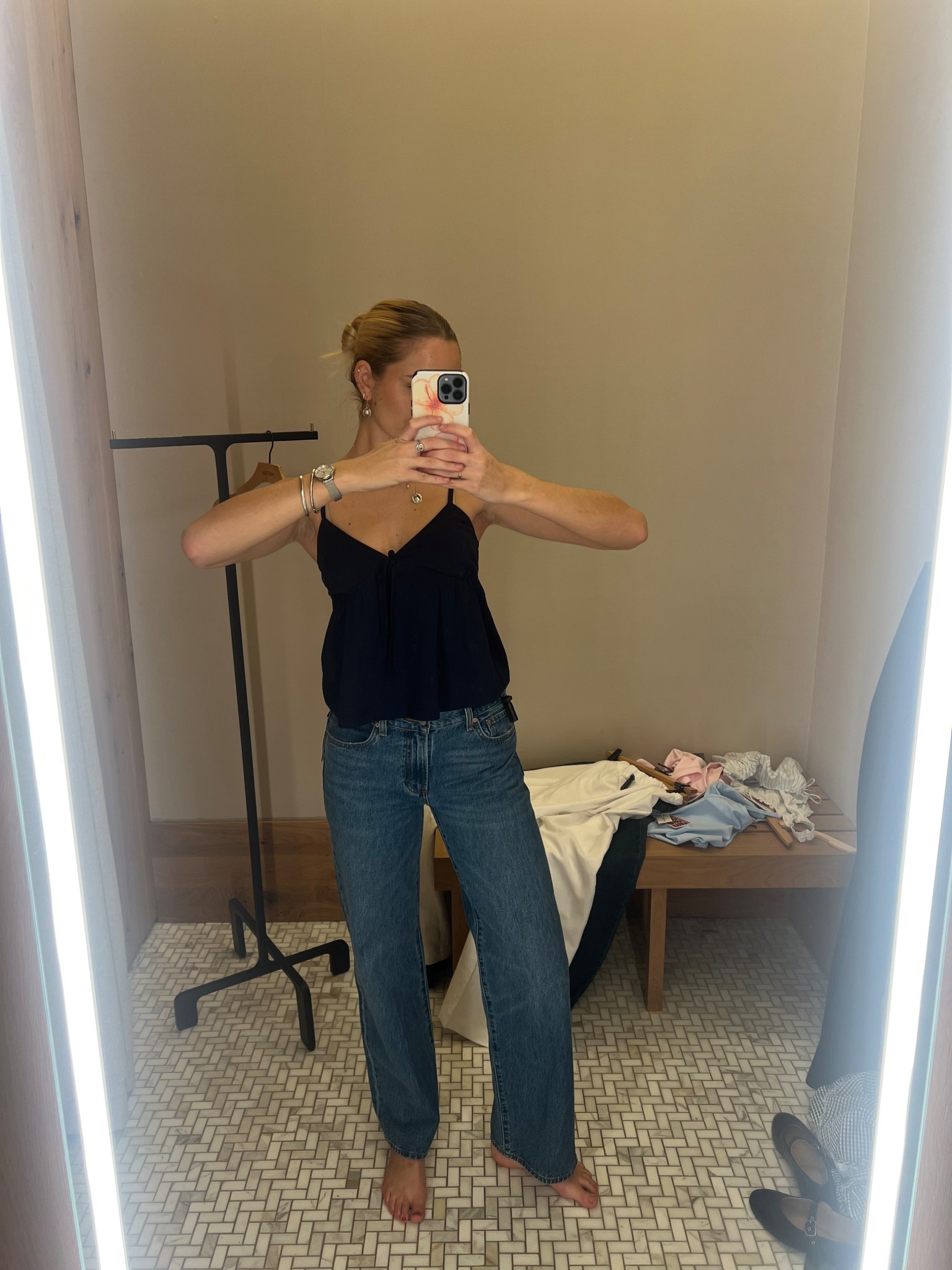 Jeans are the wash Kiss and Tell Blue 