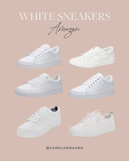 Comfy white sneakers from Amazon!

#fashionfinds #amazonfinds #casuallook #fashioninspo

#LTKFind #LTKU #LTKstyletip