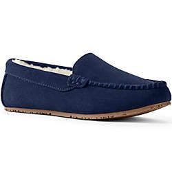 Women's Suede Leather Moccasin Slippers | Lands' End (US)