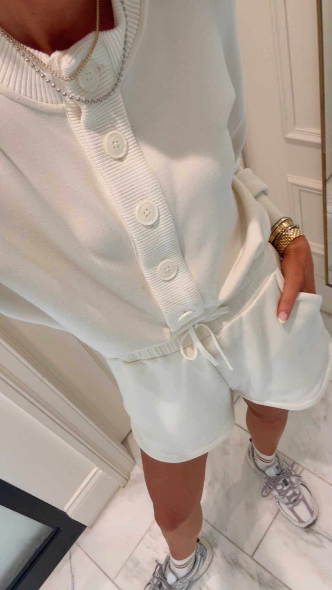 Varley OOTD! This set comes in cream & beige and both are so chic for everyday wear.

#LTKootd #LTKSeasonal