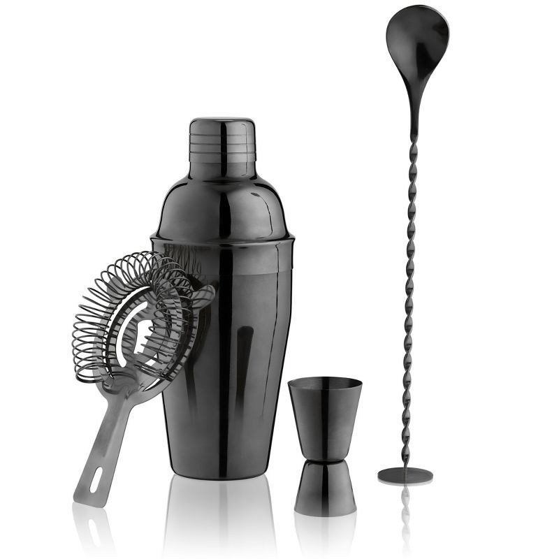 True Barware Set | Cocktail Bar Tools with Cobbler Shaker with Lid, Muddler Bar Spoon Swizzle Sti... | Target