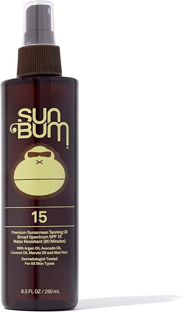 Sun Bum SPF 15 Moisturizing Tanning Oil - Broad Spectrum UVA/UVB Protection - Coconut Oil, Aloe V... | Amazon (US)