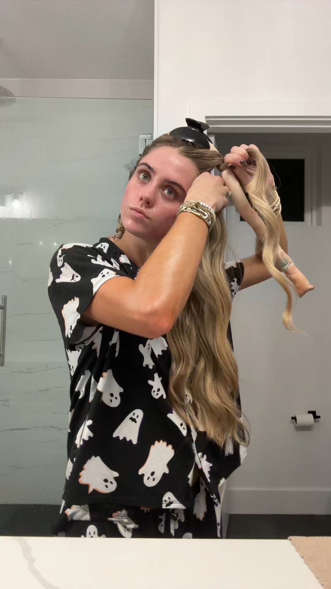 @mykitsch Kitsch Satin Heatless Curling Set - Heatless Hair Curlers to Sleep in - Heatless Curls Overnight - Heatless Curling Rod - No Heat Curls Overnight - Overnight Blowout Rods - Soft Hair Rollers. 

What I use before: Divi (code SLOANE) scalp serum; also love the Divi (code SLOANE) dry shampoo; a hair oil on the ends is always nice like the Davines one; the IGK Dry Hair Mask also works in place of an oil. always finish with a satin hair bonnet  


My greatest hair hack has got to be sleeping in a hair ribbon. This is what gives me my heatless hair curls. These curls are always bouncy, voluminous, shiny, and perfection that require absolutely zero heat, saving my hair on necessary, heat damage while still getting those desirable curls. I have lots of tutorials on how I put them in my hair saved my TikTok and Instagram @sloanevosen. TUTORIAL: https://www.tiktok.com/t/ZP8Y6b72q/ #hair #heatlesscurls #heatlesshair #heatlesswaves #hairstyles #hairhack #hairhealth #heatlesshairstyles #hairroutine #hairribbon #heatlesshaircurler 

#LTKFindsUnder50 #LTKBeauty #LTKSaleAlert