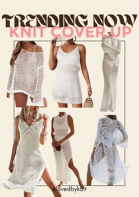 Knit cover ups for bathing suits and vacation outfits are so cute! Perfect for a family vacation outfit, girls trip, anniversary trip or tropical vacation. These are the top trending knit cover ups from Amazon and get great reviews so you can’t go wrong! Summer outfits, spring outfits, warm weather outfits 

Follow my shop @lovedbykait on the @shop.LTK app to shop this post and get my exclusive app-only content!

#liketkit #LTKSeasonal #LTKStyleTip #LTKTravel
@shop.ltk
https://liketk.it/4Ifhq