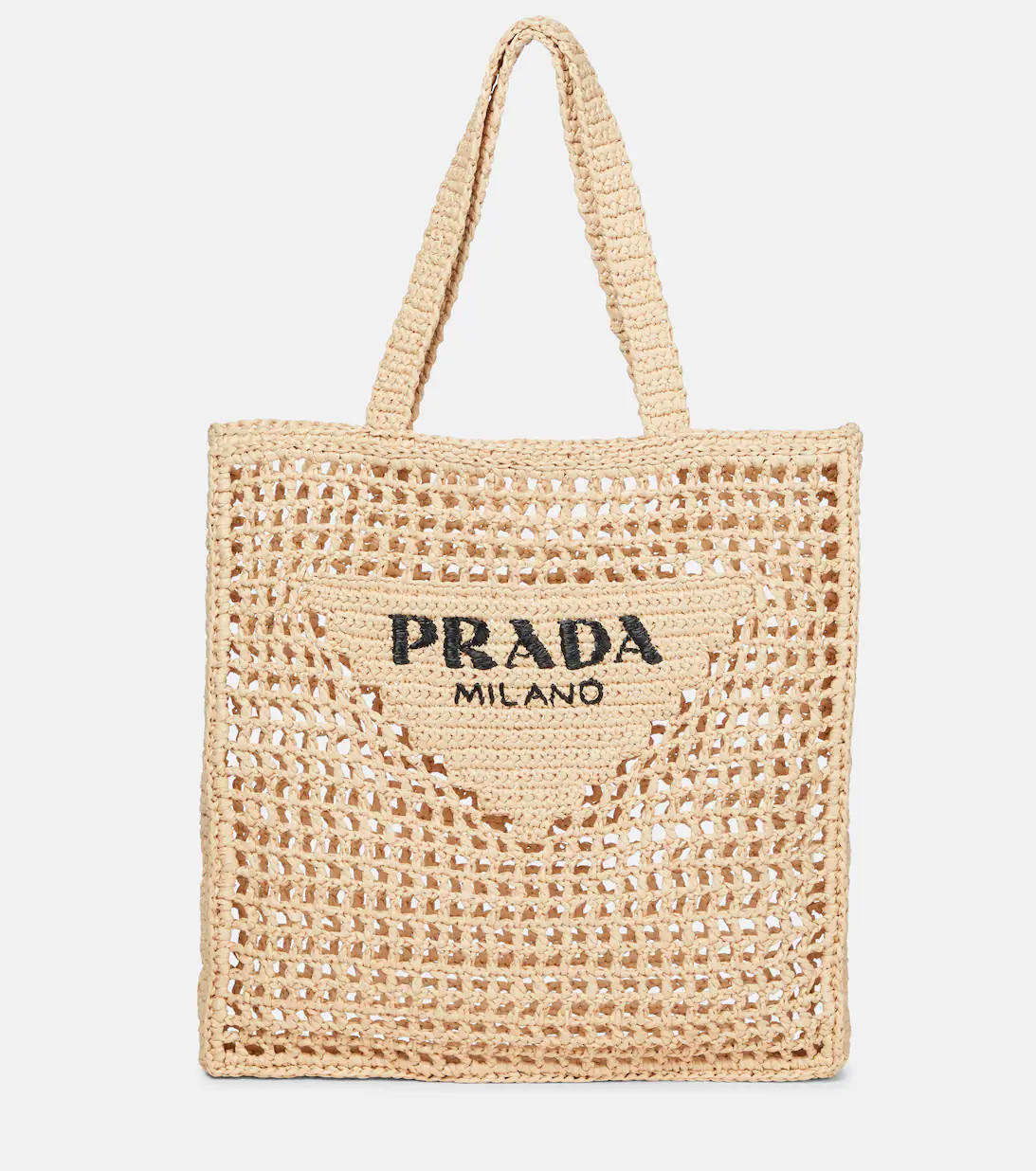 Borsa Small in rafia con logo | Mytheresa (INTL)