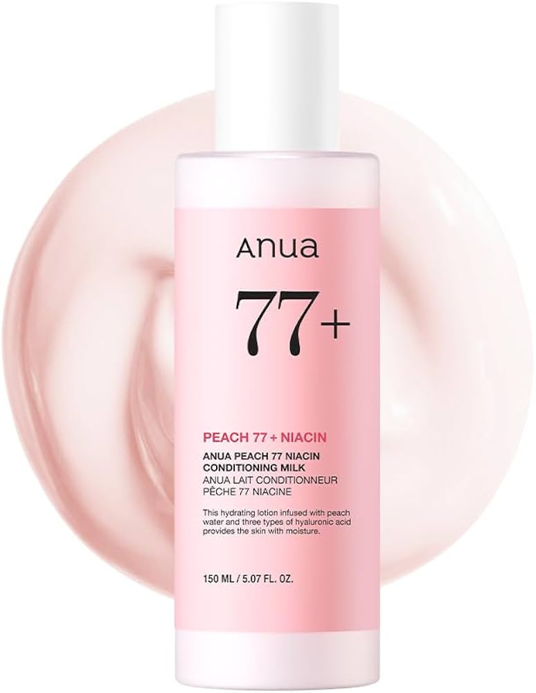 ANUA Loción acondicionadora de niacina de melocotón, hidratante facial con vitamina B12, cerami... | Amazon (US)