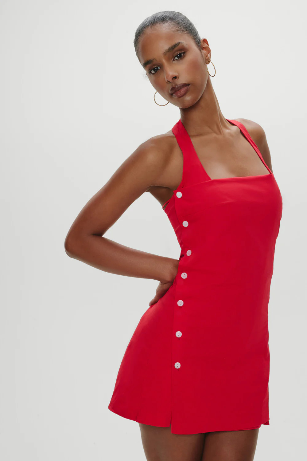 West Cotton Wrap Mini Dress | Frankies Bikinis