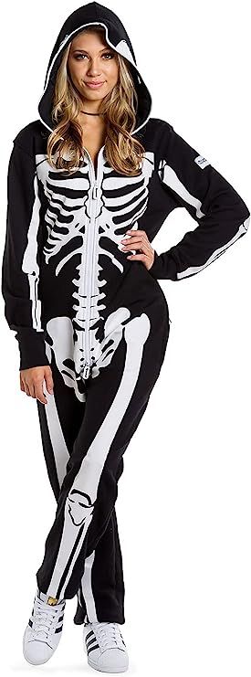 Amazon.com: Tipsy Elves Women's Halloween Costume Skeleton Jumpsuit Size Large : Clothing, Shoes ... | Amazon (US)