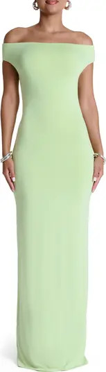 Naked Wardrobe Off the Shoulder Maxi Dress | Nordstrom | Nordstrom