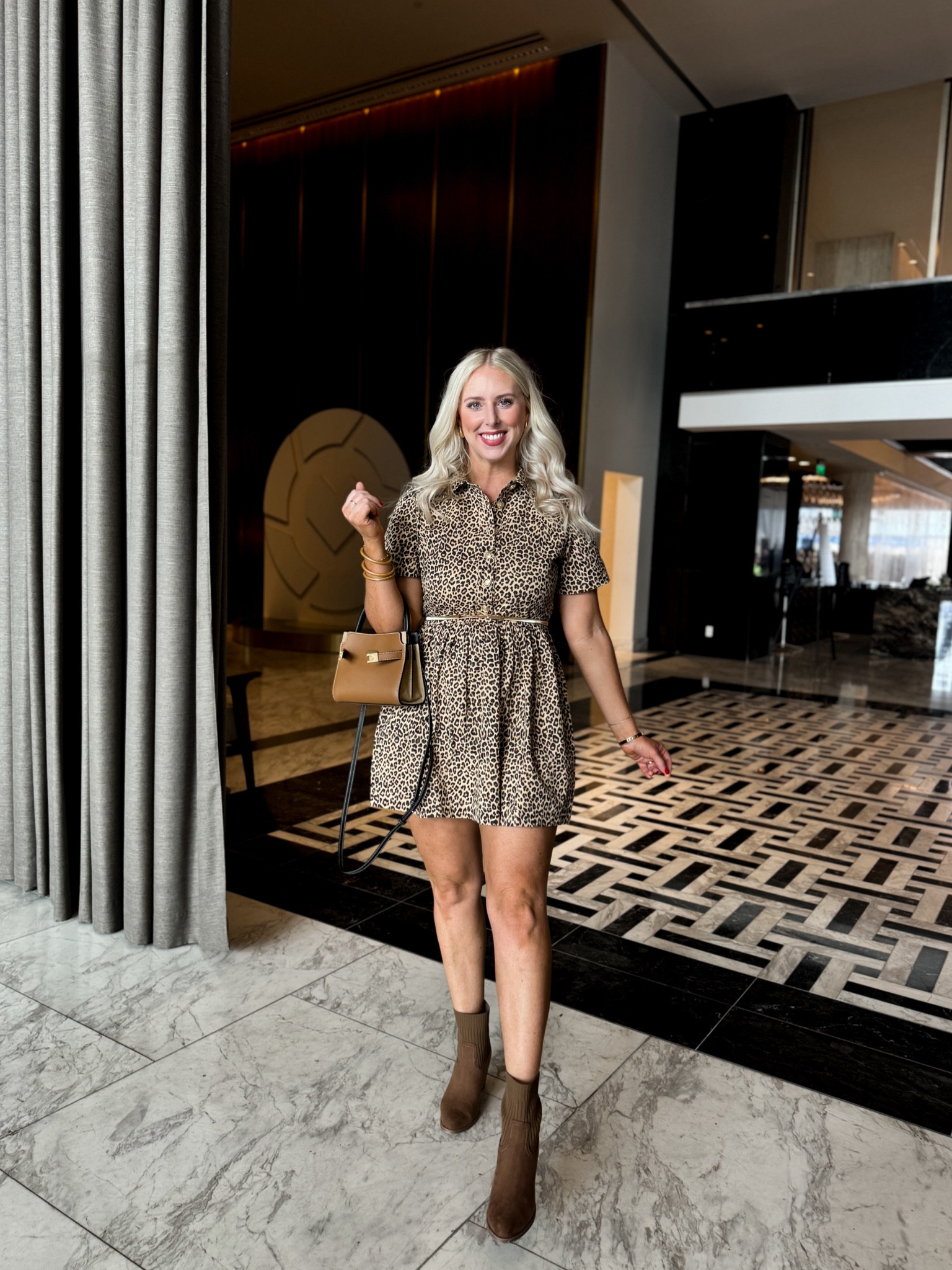 LTK Con outfit, leopard dress, J. Crew dress, Walmart booties, Tory Burch bag 

Medium 

#LTKCon #LTKSaleAlert #LTKFallSale