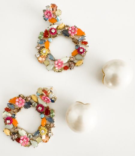 My favorite summer earrings are on major sale! The floral hoops are 50% off and the oversized studs are 33% off. wedding outfit beach wear summer outfit vacation wear summer jewelry 

#LTKsalealert #LTKfindsunder50 #LTKbeauty