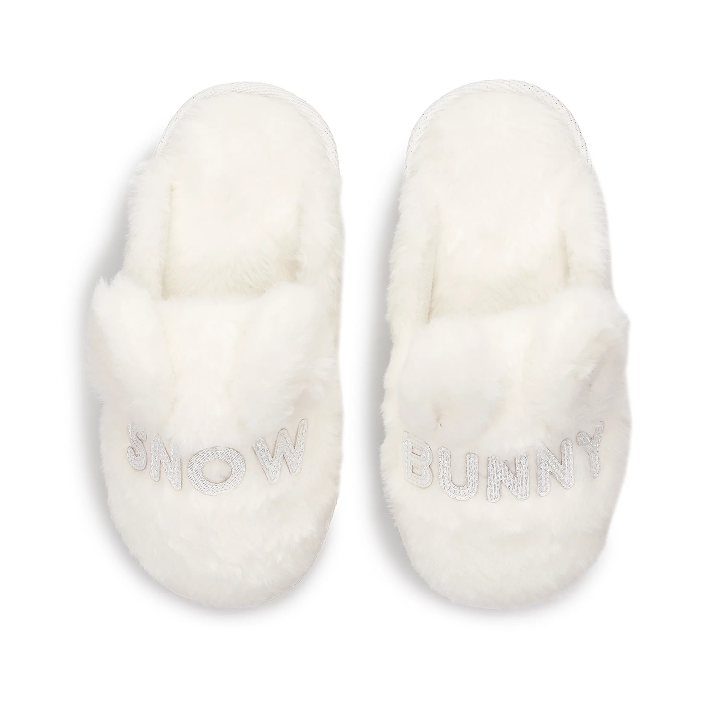 Kids' LC Lauren Conrad Faux Fur Bunny Scuff Slippers | Kohl's