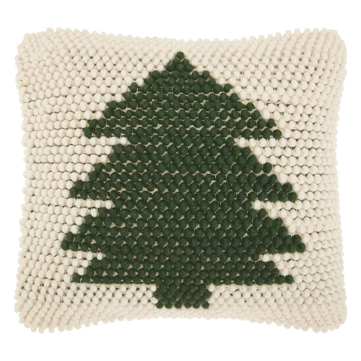 Mina Victory Home for the Holidays Looped Christmas Tree Throw Pillow | Kohl's