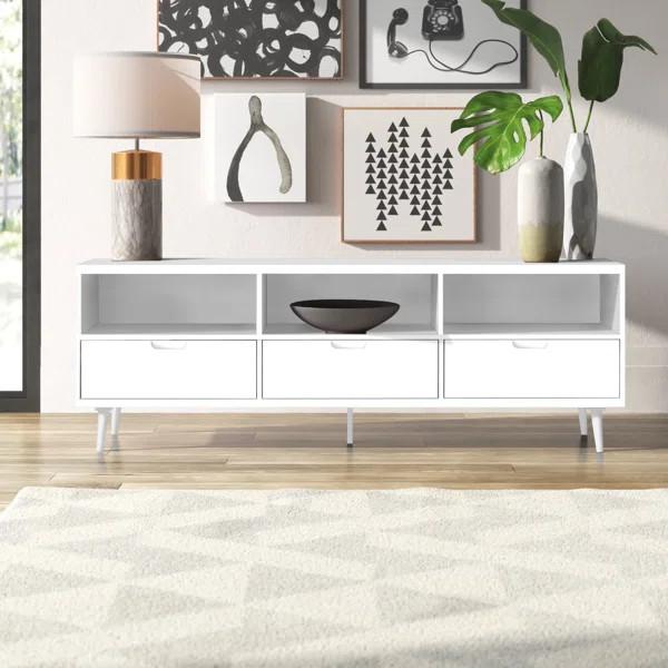 Grindle Solid Wood TV Stand for TVs up to 80" | Wayfair North America