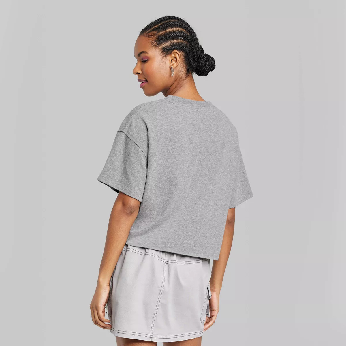 Women's Short Sleeve Relaxed Fit Cropped T-Shirt - Wild Fable™ | Target