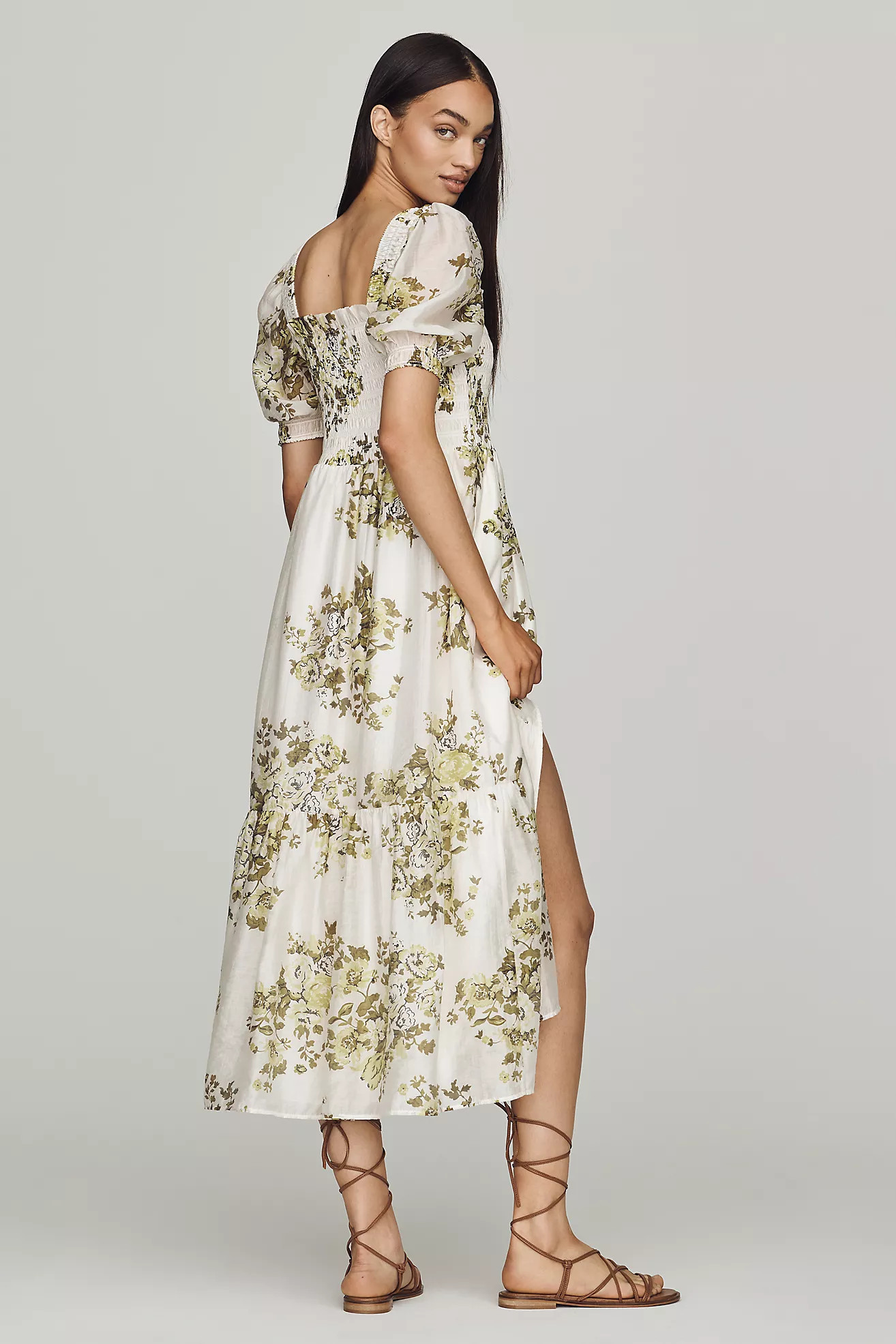By Anthropologie Peregrine 100% Cotton Midi Dress | Anthropologie (US)