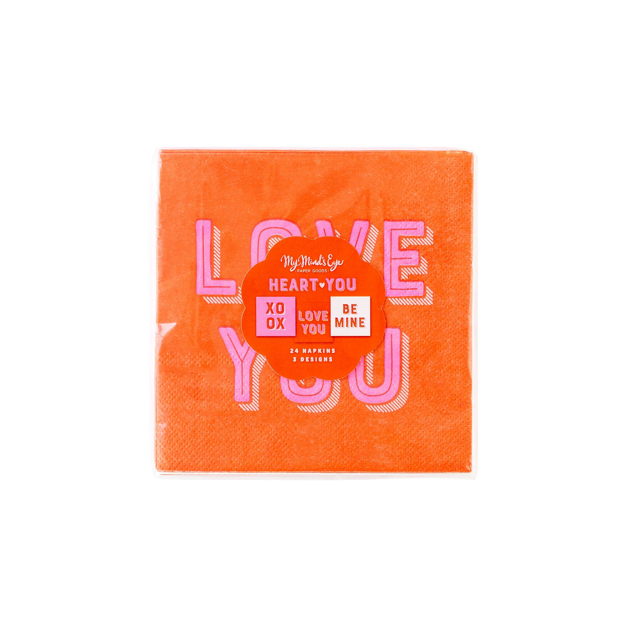 Be Mine Cocktail Napkin Set | My Mind's Eye