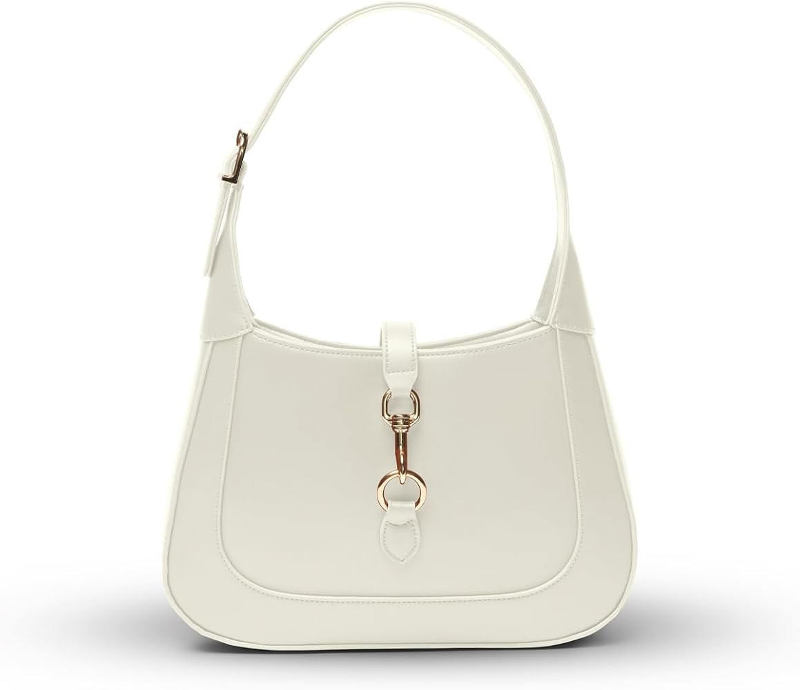 Shoulder Bag for Women - Small Shoulder Purses - Cute Trendy Hobo Handbags - Adjustable Strap Veg... | Amazon (US)