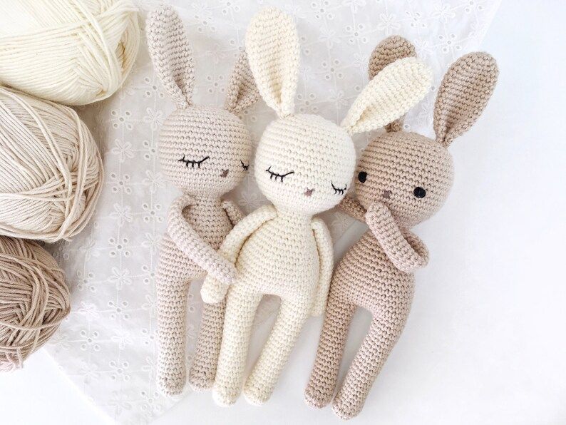 Crochet bunny. Amigurumi Bunny toy for a newborn toddler or | Etsy | Etsy (US)