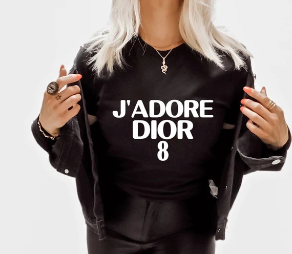 J'adore Number 8 Fashion Graphic Tee Fashion Lover - Etsy Canada | Etsy (CAD)