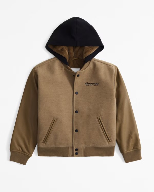 hooded bomber jacket | Abercrombie & Fitch (US)