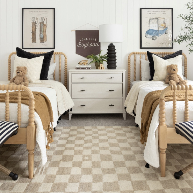 This checkered vintage inspired boys room I found on Pinterest got so much love, so I shopped around to source it all so you can recreate it! 

#LTKHome