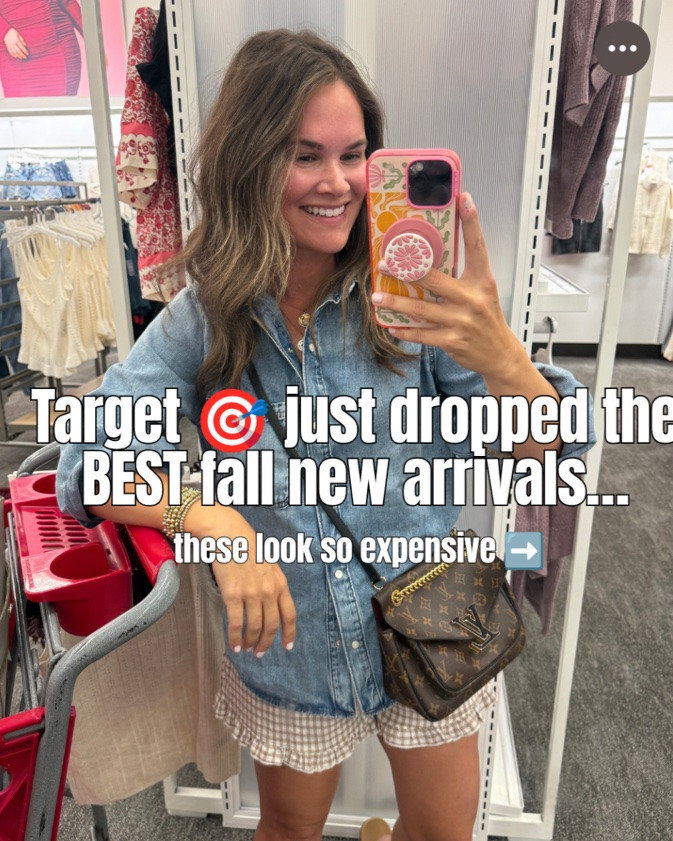 Target just dropped the best new fall arrivals and they look so expensive! The matching set is giving Lulu, a comfortable and flattering pair of jeans and even some Anthro look for less shoes. LIKE and COMMENT “TARGET FALL” and I’ll send you the deets. 🍁 #targetfall #fallfashion #targetstyle