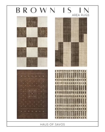 Organic Modern / Transitional 

brown rugs, living room, bedroom, checkered rug, abstract rug, modern rug, wayfair 

#LTKsalealert #LTKhome #LTKstyletip