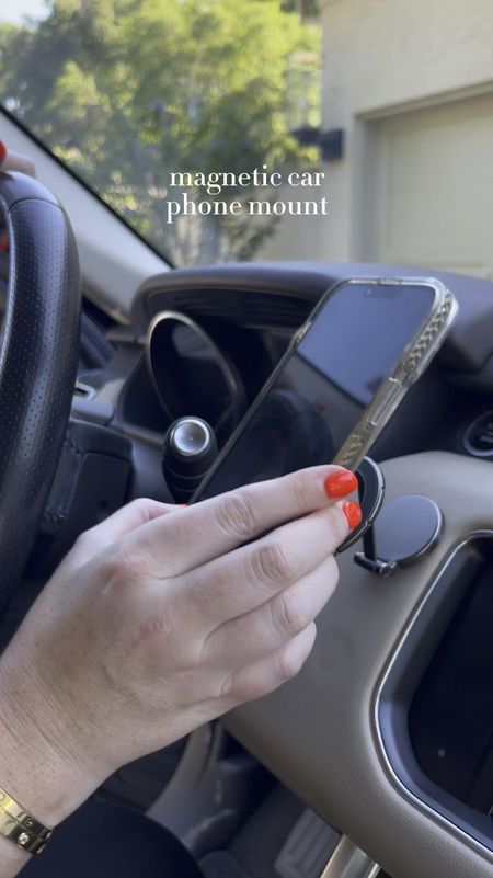 An absolute must! This car-phone mount is hassle & hands free. You NEED a magnetic phone case to use. I’ve linked my favorite below 📱🤝🚖

#LTKGiftGuide #LTKHome #LTKFindsUnder100