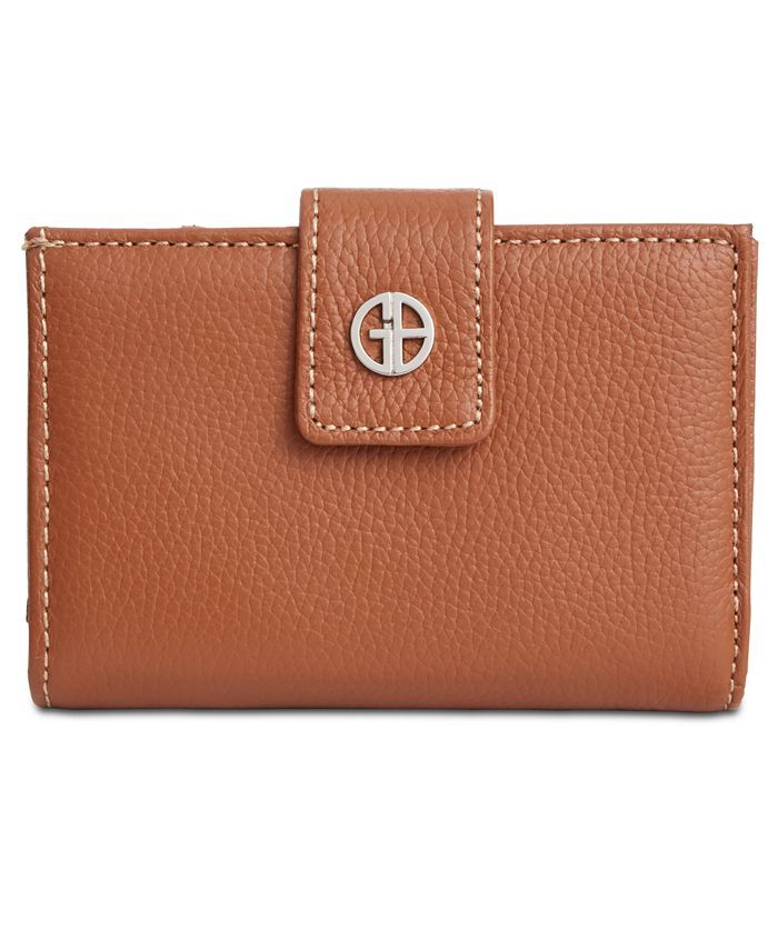 Giani Bernini Framed Indexer Leather Wallet, Created for Macy's & Reviews - Handbags & Accessorie... | Macys (US)