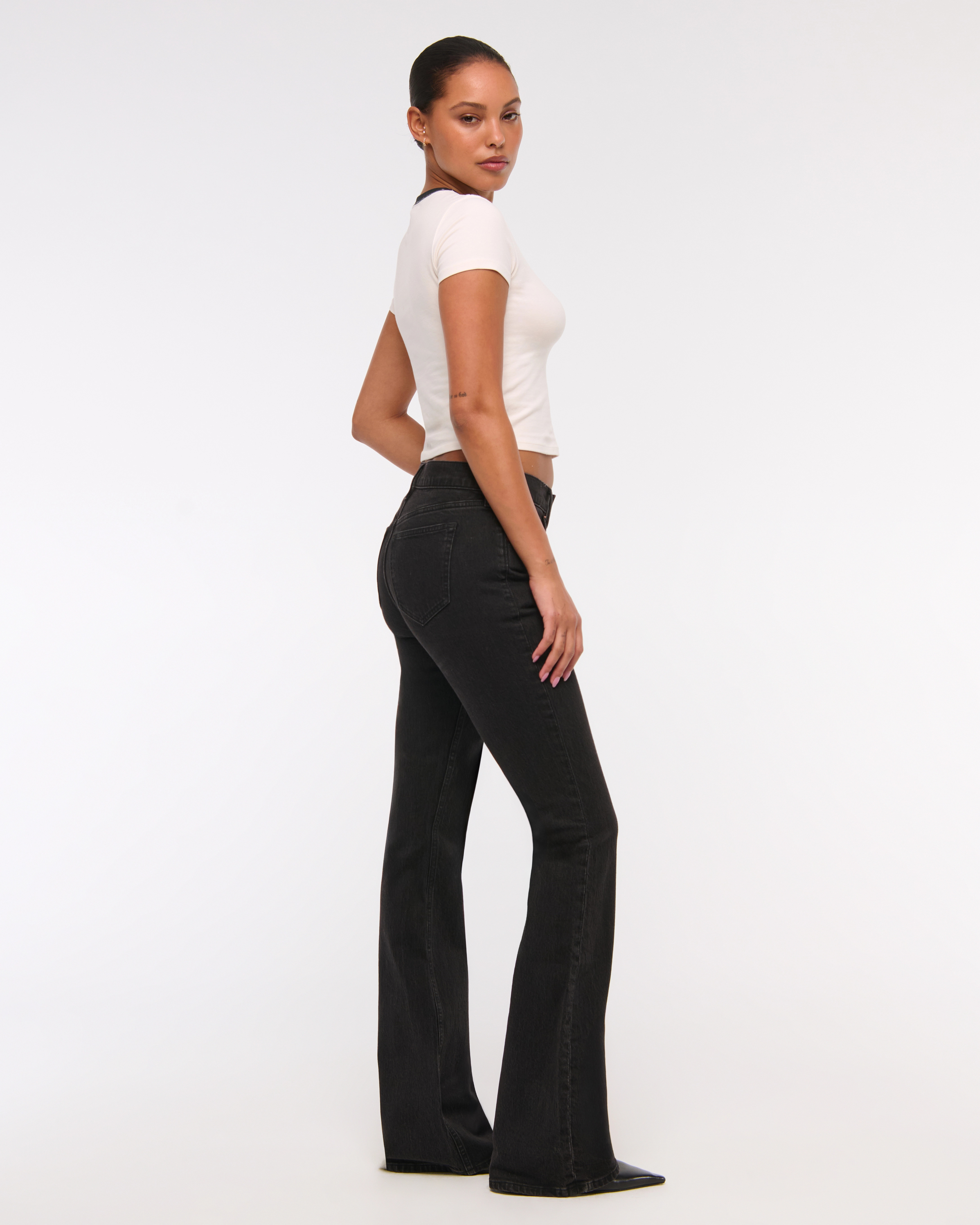 Mid Rise Bootcut Jean | Abercrombie & Fitch (US)