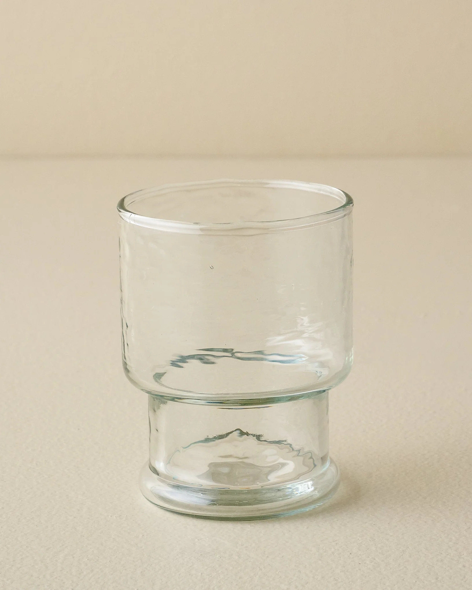 Rustic Glass Stacking Tumbler | Magnolia