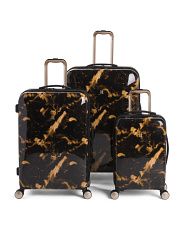 3pc Sheen Tortoise Shell Hardside Spinner Set | Hardside Luggage | T.J.Maxx | TJ Maxx