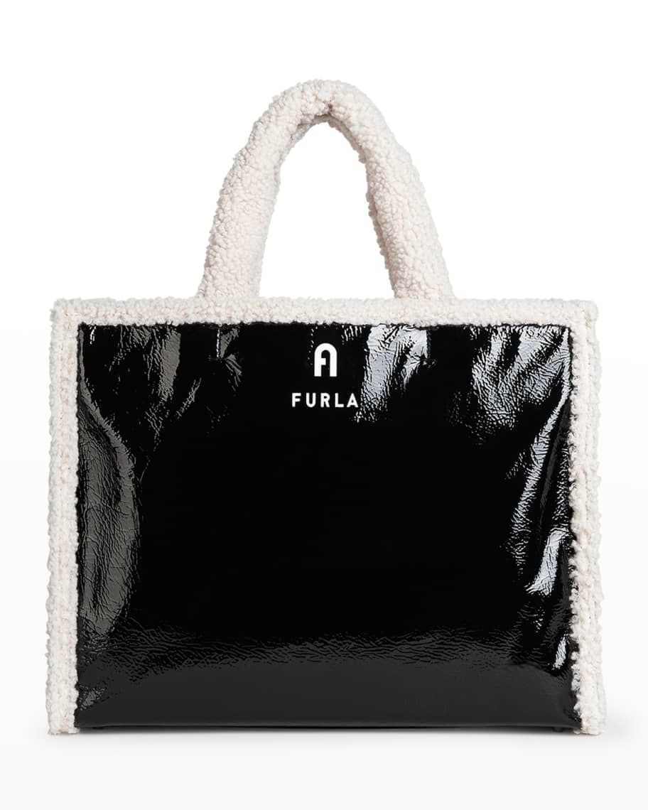 Furla Opportunity Large Faux-Fur Tote Bag | Neiman Marcus