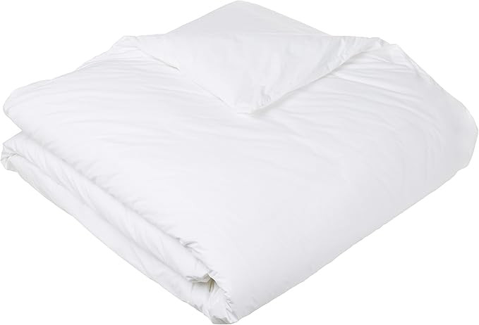 Amazon Brand – Pinzon Hypoallergenic Cotton Duvet Protector, Full/Queen | Amazon (US)