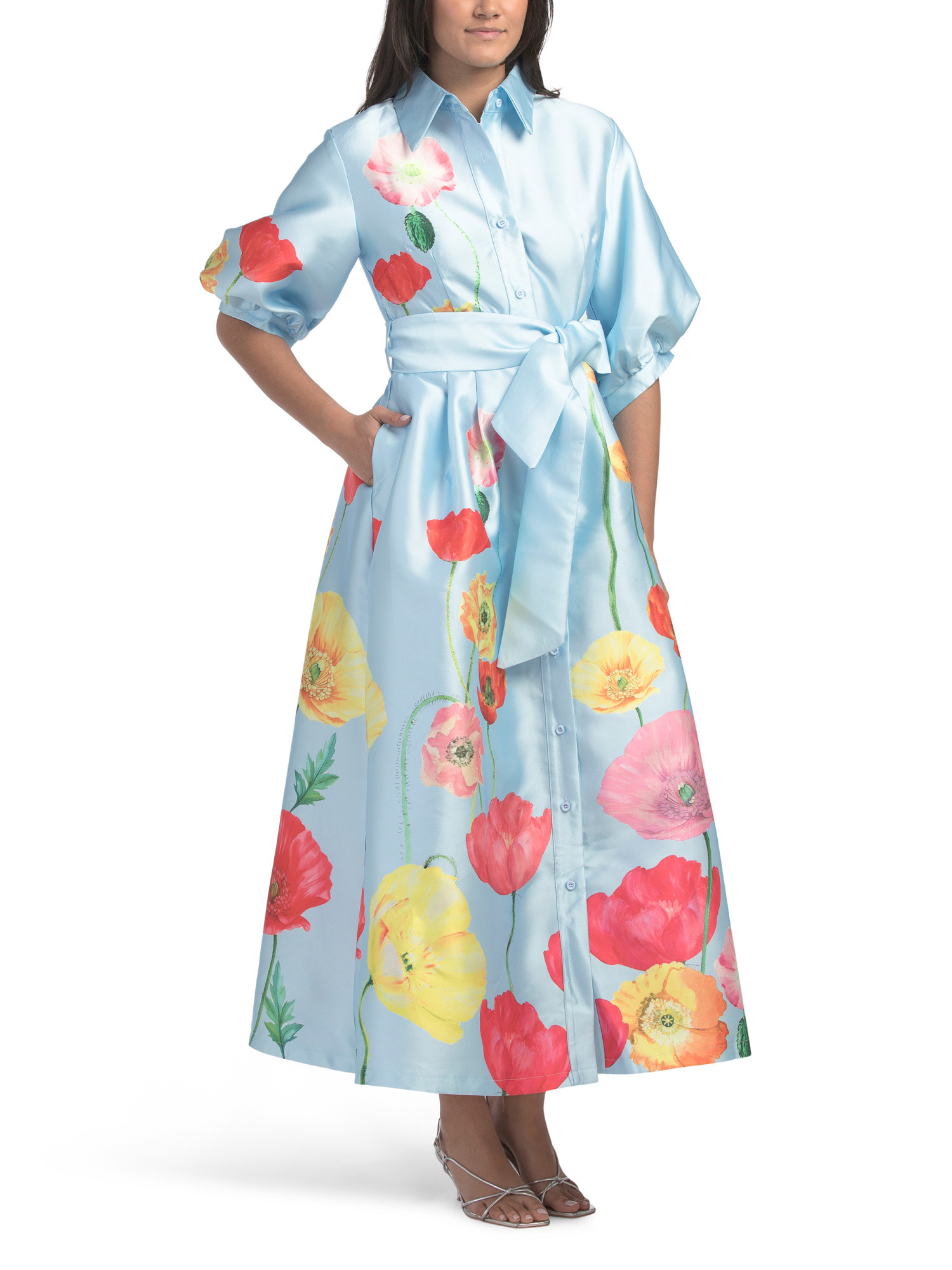 Wild Flower Shirt Dress | TJ Maxx