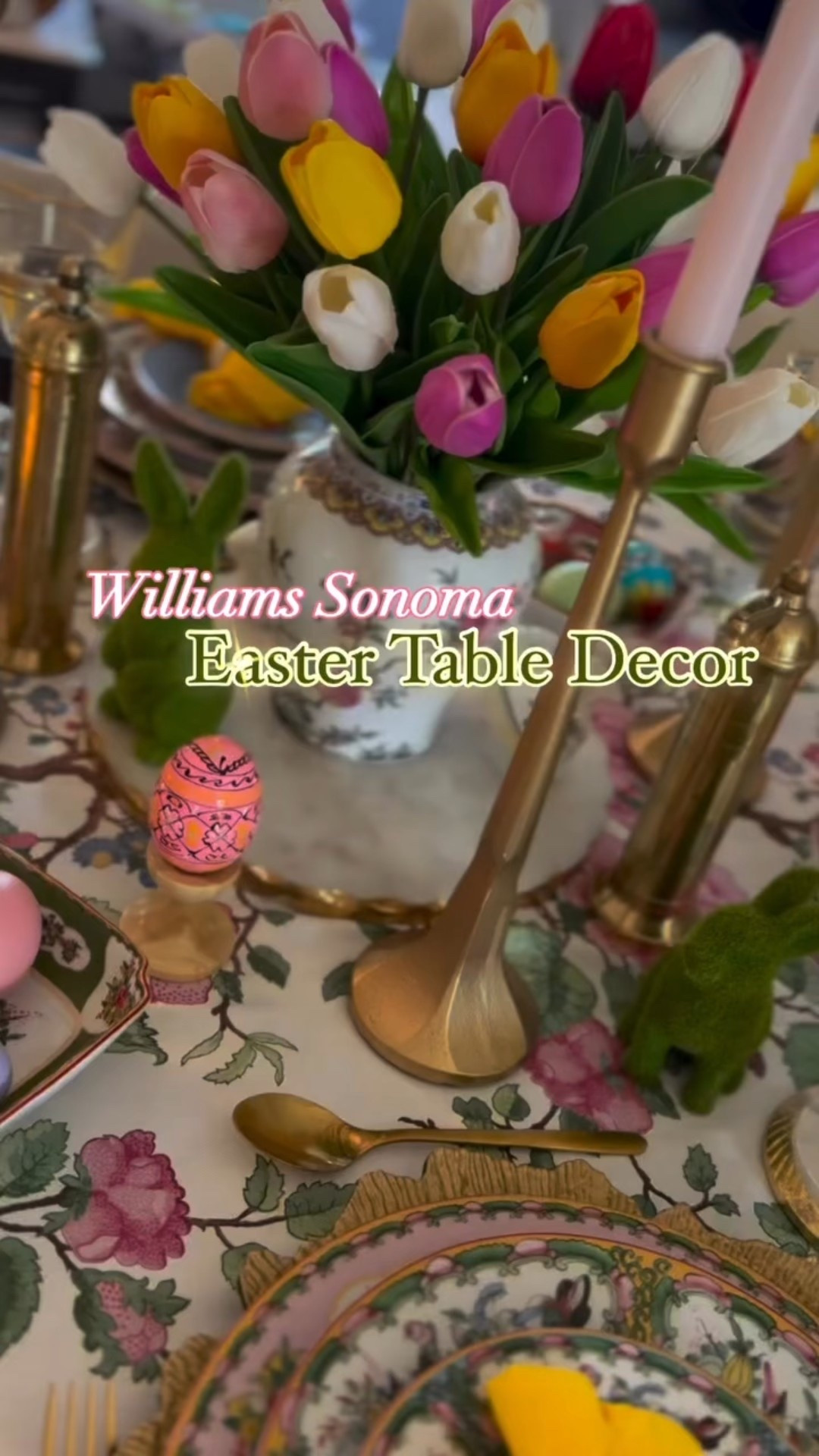 My Easter table, mostly brought to you by Williams Sonoma Home 😍🐣💜🌸✨💚

There’s a couple items I couldn’t link because LTK limits each post to up to 30 products. If there’s something you like but cannot find linked, let me know in the comments, and I’ll be sure to guide you💖

#LTKWatchNow #LTKHome #LTKSeasonal