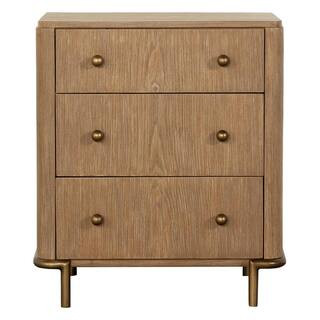 Coaster Home Furnishings Arini Sand Wash 3-Drawer Nightstand with Dual USB Ports 224302 - The Hom... | The Home Depot