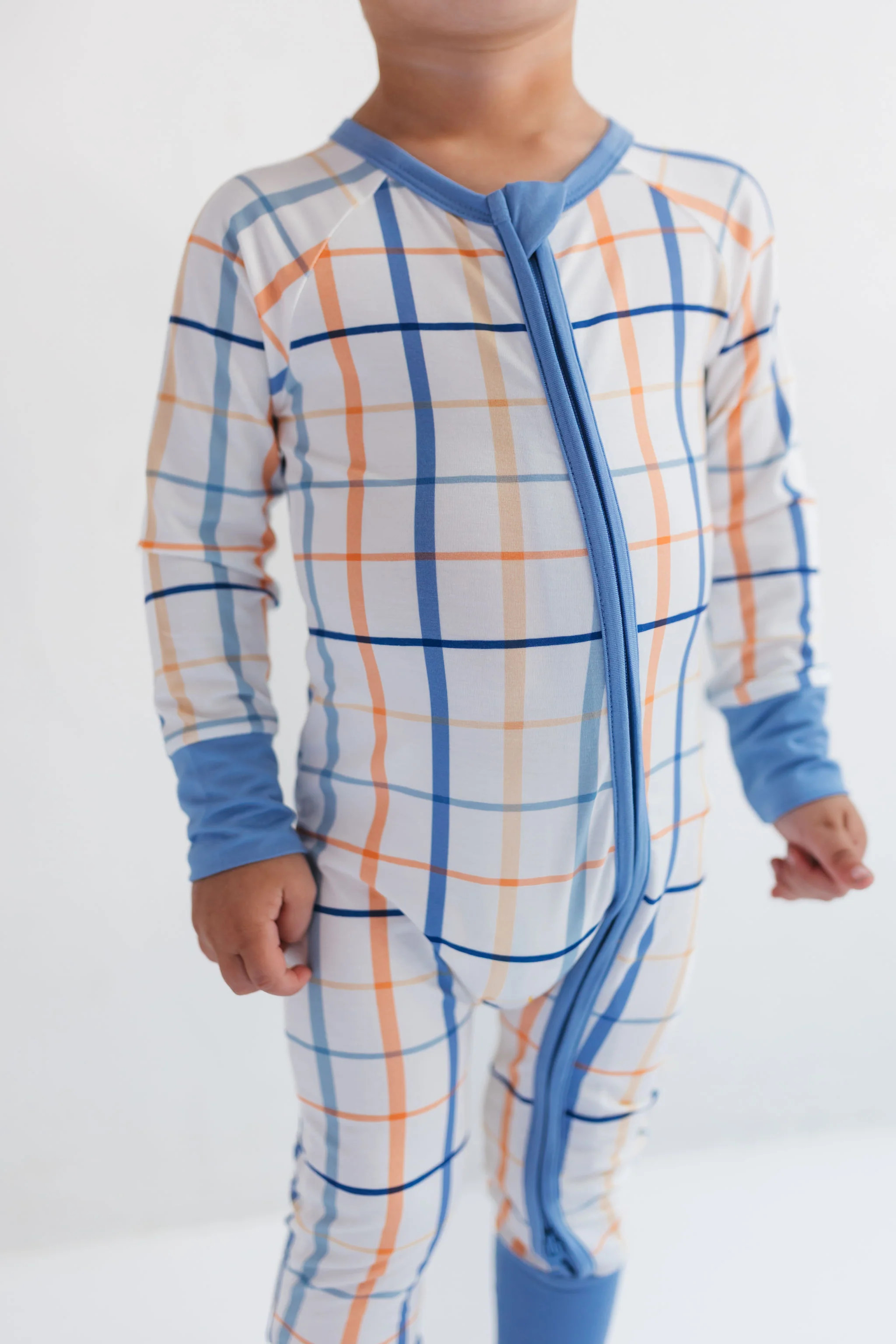 Party Plaid Zipper Romper | In My Jammers