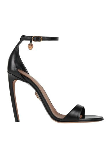 Dolce & gabbana Woman Sandals Black Size 7 Goat skin | YOOX (US)