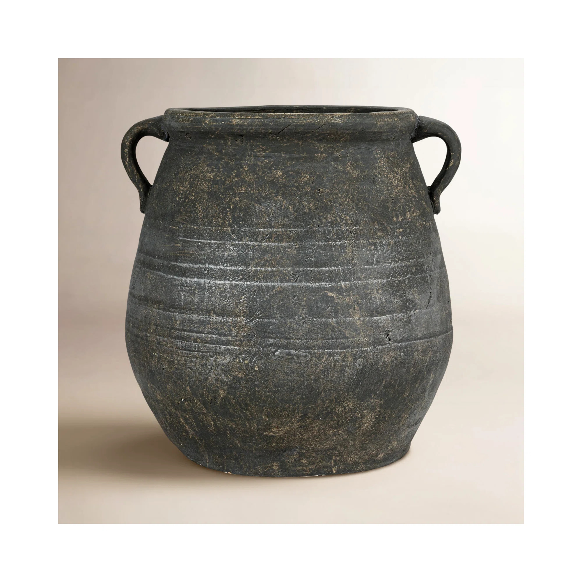 Birch Lane™ Nonie Whitewashed/Brown 13.75" Terracotta Table Vase & Reviews | Birch Lane | Birch Lane