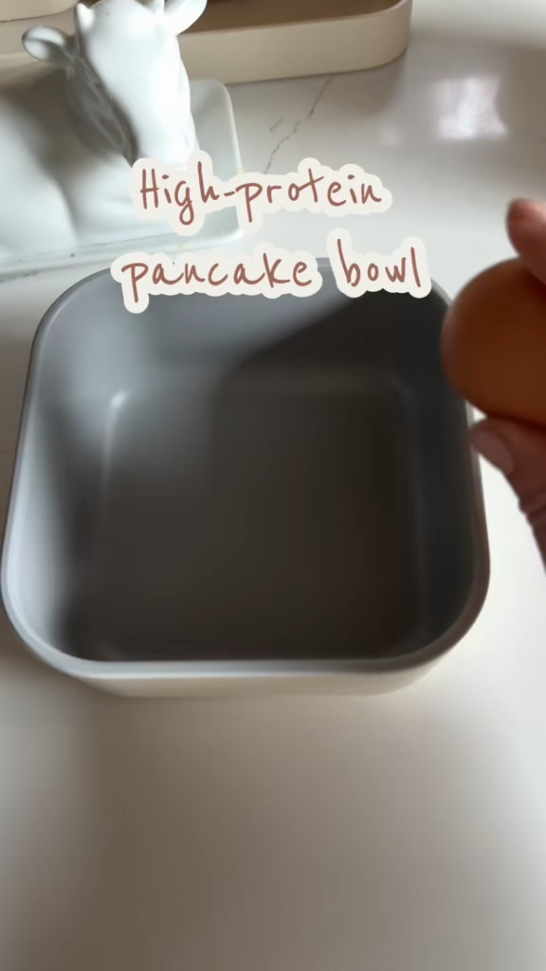 High-protein pancake bowls 🥞 

Per Bowl:
1 egg
1/2 apple chopped 
1 tsp cinnamon
1/4 cup Greek yogurt
1/3 cup milk of choice
1/3 cup almond flour
1 scoop vanilla protein powder
1/4 tsp baking powder
A little bit of honey or maple syrup

Topping:
Greek yogurt
Pinch of cinnamon 
A little maple syrup 

Combine pancake bowl ingredients, then bake in the oven at 350 F for 25-30 minutes.

I use my @caraway_home food storage set. Use my Caraway discount code to save: MARISSAC10

#healthyrecipe #healthybreakfast #healthybreakfastideas #healthyfamily #mealprep

#LTKfitnessgoals #LTKHome #LTKfoodie