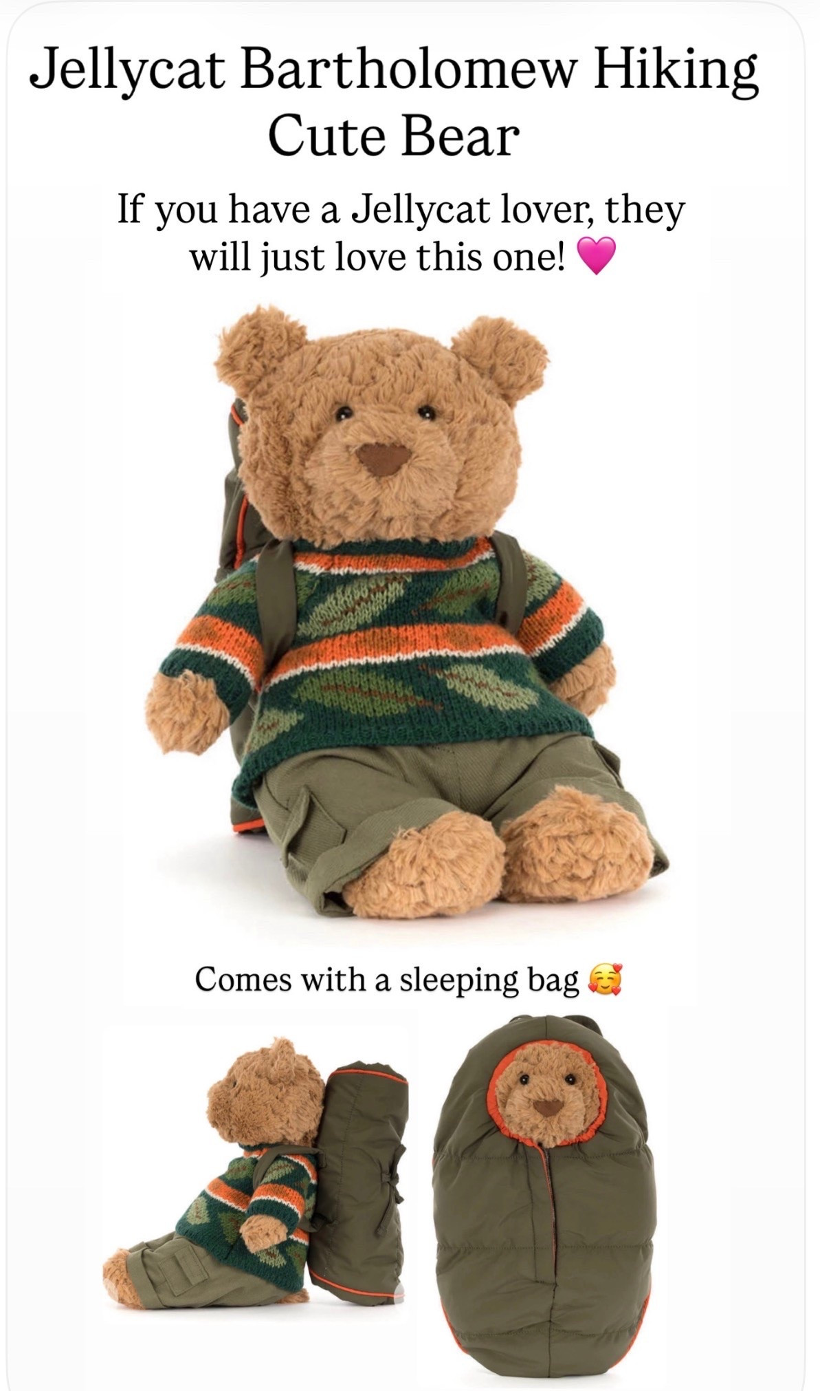 Jellycat Bartholomew Bear

#LTKKids