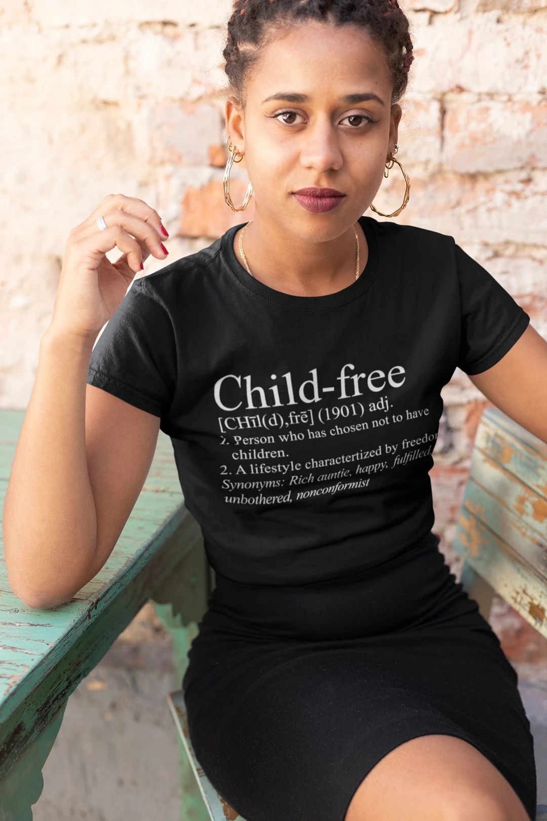 Childfree dictionary tee | Etsy (US)