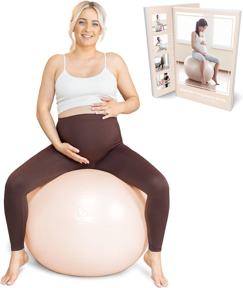 BABYGO® Birthing Ball for Pregnancy & Labor + Our Award Winning Book - Exercise, Birth & Recover... | Amazon (US)