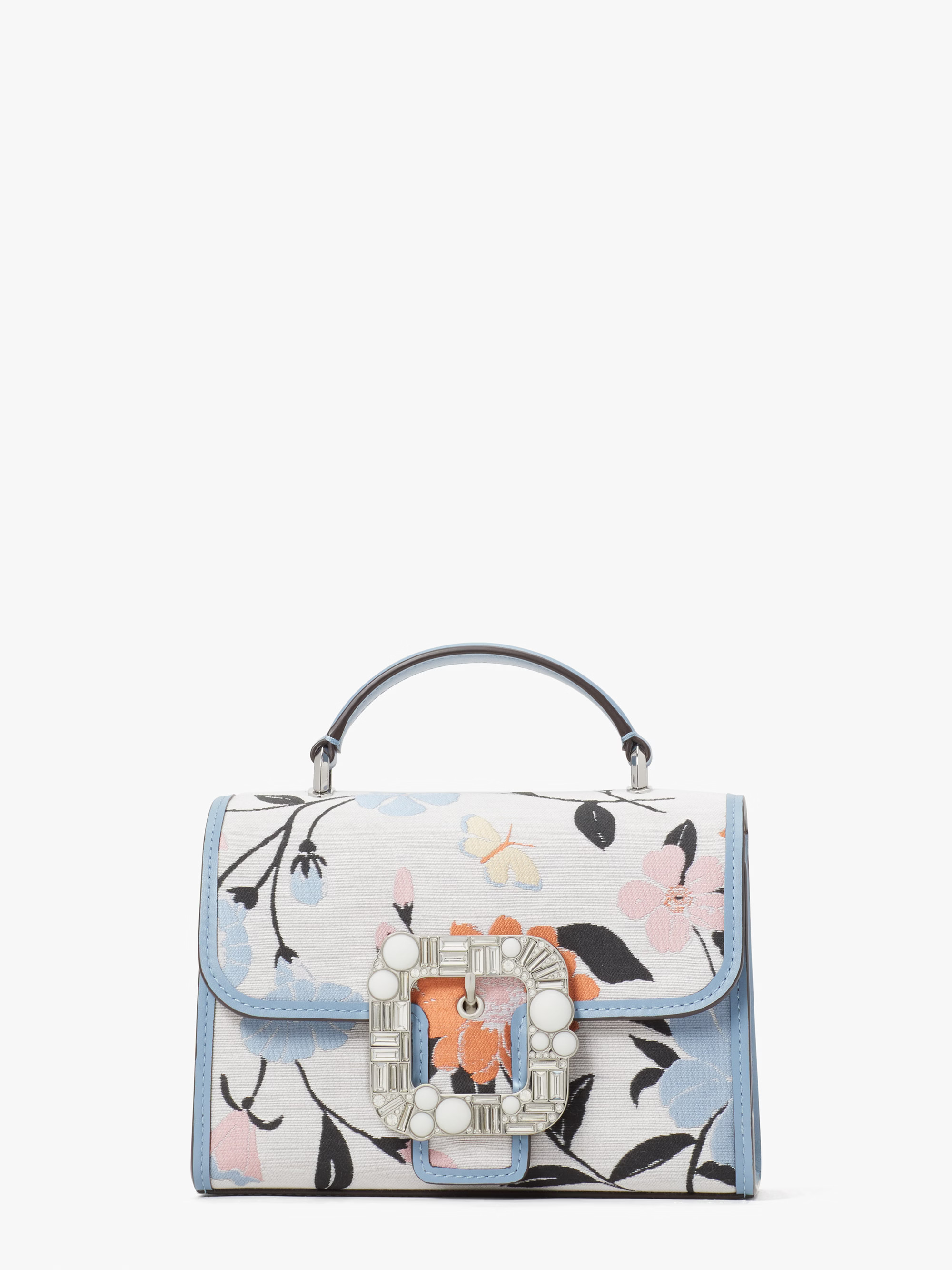 lovitt buckled floral jacquard small top-handle crossbody | Kate Spade (US)