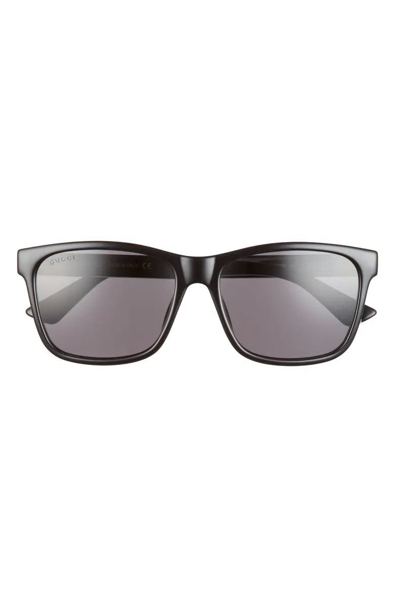 Gucci 57mm Polarized Rectangular Sunglasses | Nordstrom | Nordstrom